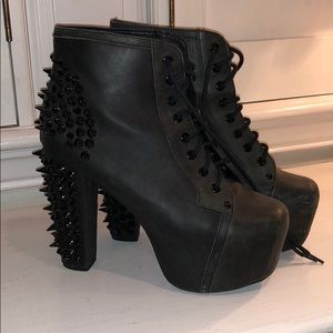 LIMITED EDITION Jeffrey Campbell Black Lita Boot